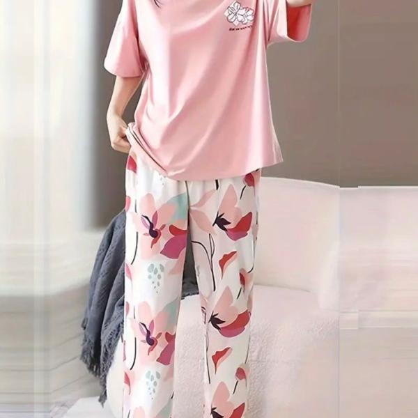 Printed design Night Suit