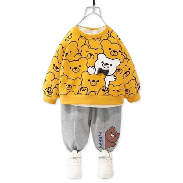 Bear Printed Track Suit kids